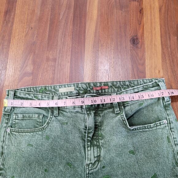 Pilcro The Borrowed Boyfriend Jeans In Holly Mid Rise Relaxed Fit Embroidered 31 - Picture 16 of 16